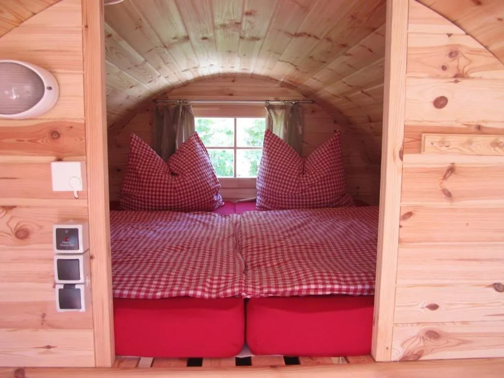 Schlaffass-Camping Gutshof Donauried Guenzburg Germany
